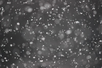 散景摄影的雪

